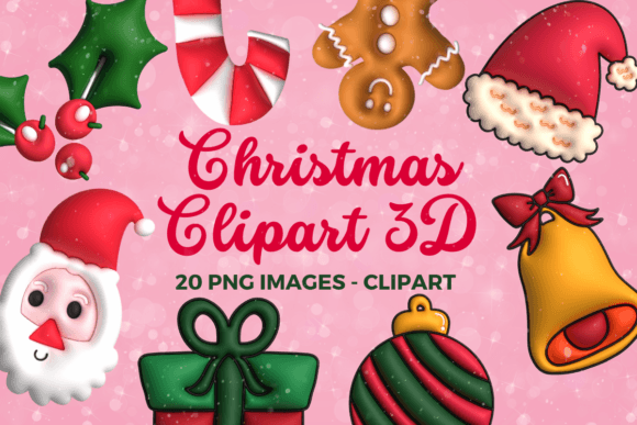 3D Christmas Illustrations Pack: Elevate Your Holiday Designs