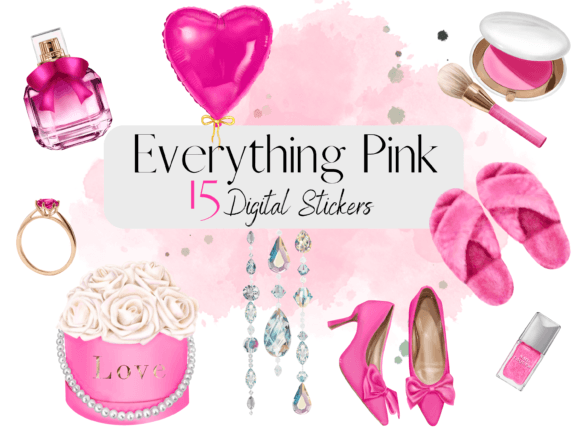 Embrace Vibrant Style with Pink Fashion Digital Illustrations