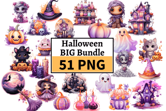 Pastel Halloween Illustrations for Kids: A Softer Spooky Style