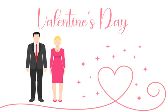 Stunning Valentine Couple Illustrations for Your Projects
