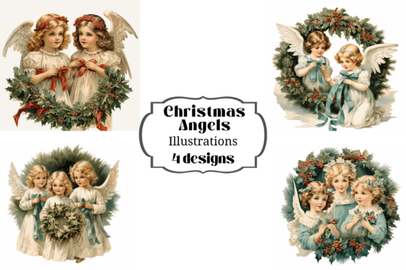 Victorian Christmas Angels: Timeless Elegance for Your Crafts